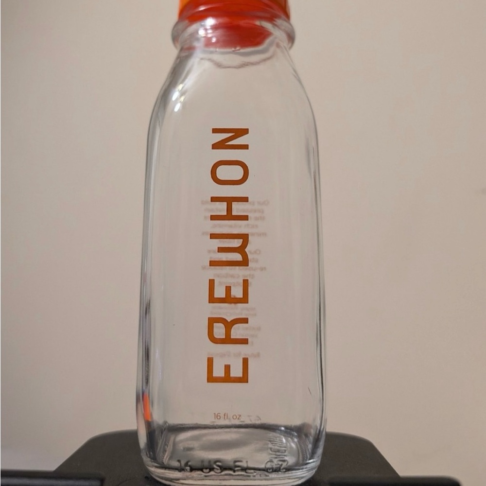 Erewhon Branded Empty Reusable 16oz glass bottle